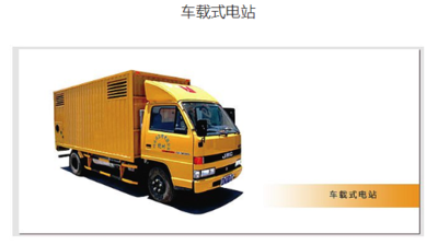 车载式电站